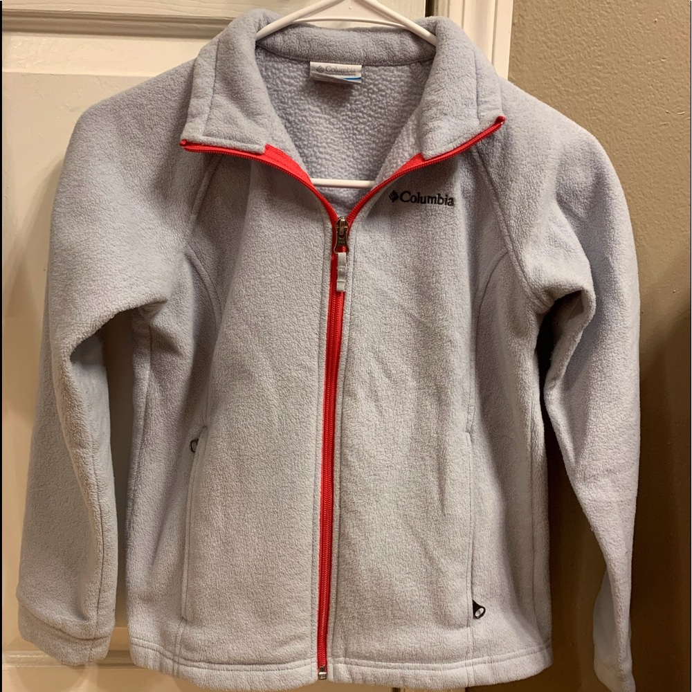 Light Gray Columbia jacket size Med 10/12